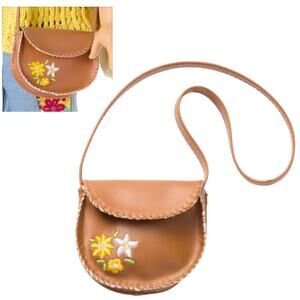 American Girl Julie Doll Purse Shoulder Bag Accessory Embroidered Flowers New